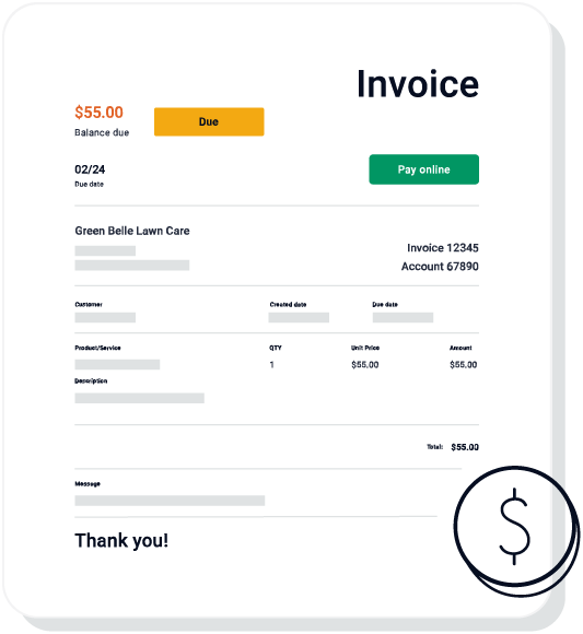 Send a professional invoice and get paid